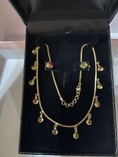 Gold necklace earring for sale  ILFORD