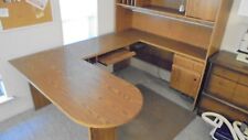Shaped desk hutch for sale  Midlothian