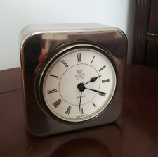 Antiguo Reloj de Mesa Portátil Desmontable De Colección Cromado y Acero Inoxidable segunda mano  Embacar hacia Argentina