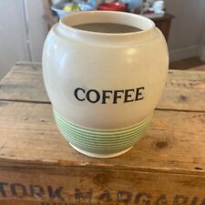 Vintage TG Green Streamline – Medium Storage Jar – Coffee  for sale  LIVERPOOL