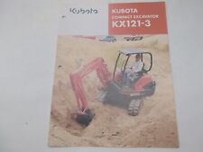 Brochure kubota kx121 for sale  Edinburg