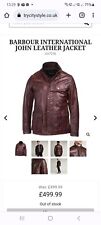 Barbour international leather for sale  BURNLEY