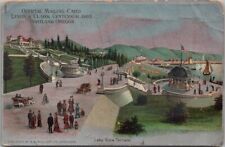 Usado, 1905 Postal Lewis & Clark Expo Portland "Terraza con vista al lago"" B.B. RICO / sin usar segunda mano  Embacar hacia Argentina