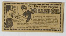 De colección 1915 HAMLIN'S Wizard Aceite Cura Fármaco Tónico Botella Tónica Periódico Impreso Anuncio segunda mano  Embacar hacia Argentina