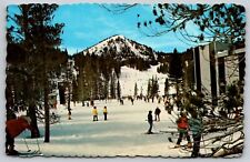 Cabaña de esquí y calentamiento para nieve Mammoth Mountain # 2 - Mammoth Lakes CA - Postal segunda mano  Embacar hacia Mexico