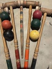vintage croquet set for sale  Lanesborough