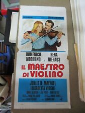 Maestro violino locandina usato  Italia