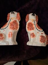 Staffordshire dogs pair for sale  NEWTOWN