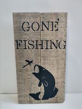 Fishing hanging sign for sale  Indialantic