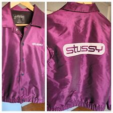 Usado, Jaqueta Stussy Bomber Windbreaker elétrica roxa feminina pequena. Estado perfeito  comprar usado  Enviando para Brazil