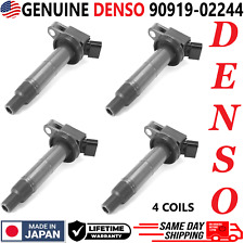 OEM DENSO x4 Ignition Coils For 2001-2012 Toyota, Lexus, Scion I4, 90919-02244 for sale  Shipping to South Africa