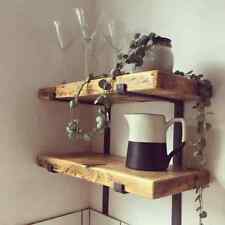 Solid wooden shelf for sale  GLOSSOP
