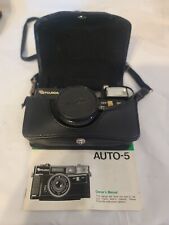 FUJI FUJICA AUTO-5 CAMERA IN CASE With Manual MADE IN JAPAN for sale  Shipping to South Africa