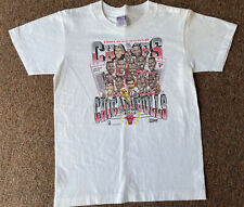 Camiseta Vintage 1991 Chicago Bulls Champs Caricatura JORDAN Salem Juventude Grande comprar usado  Enviando para Brazil