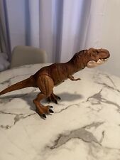 2017 MATTEL JURASSIC WORLD THRASH n' THROW TYRANNOSAURUS REX FIGURE-TESTED for sale  Shipping to South Africa