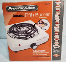 Used, New PROCTOR SILEX Electric Single Burner Adj. Temp. Hot Plate 1000W Fifth Burner for sale  Shipping to South Africa