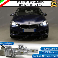 KIT LED H7 CANBUS BMW SERIE 2 ACTIVE TOURER CON LED 8000 LUMEN 6500K BIANCO usato  Napoli