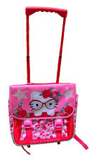 Mochila Hello Kitty rosa carrinho escola primária bolsa de viagem infantil comprar usado  Enviando para Brazil