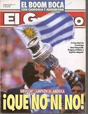 Revista de fútbol campeón uruguayo de la Copa América 1995 segunda mano  Argentina 