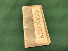 Antigo 1904 McCormick-Deering Farm Machines & Twine Pocket Notebook - Calendário, usado comprar usado  Enviando para Brazil