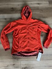 Arcteryx Men’s Jacket Red Orange Windbreaker Atom Hooded Lined Medium M FLAWS for sale  Shipping to South Africa