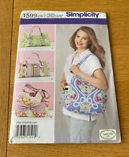 Simplicity pattern 1599 for sale  LONDON