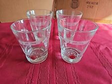 John Jameson & Son Limited Irish Whiskey Clear Glass Old Fashioned Tumber 4" 4pk for sale  Shipping to South Africa