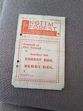 Nottingham forest notts for sale  BRIDLINGTON