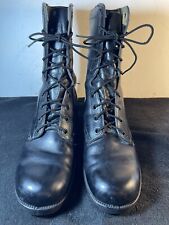 Men’s Genesco CIC 1975 Black Leather Military Combat Boots Size 9R for sale  Shipping to South Africa
