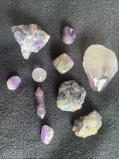 Purple crystals raw for sale  TORQUAY