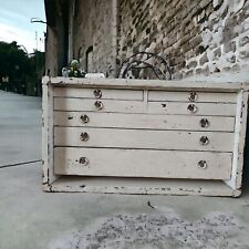 Antique Apothecary Cabinet Wood File Box Industrial Drawer Pulls Tool Box Machin for sale  Shipping to South Africa