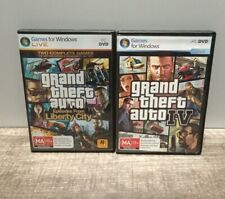 Grand Theft Auto Bundle PC Liberty City e GTA IV completo com manual + mapas comprar usado  Enviando para Brazil