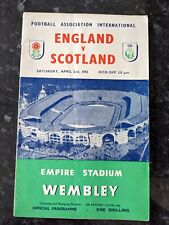 England scotland 1955. for sale  WILMSLOW