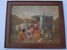 Antique painting impressionism for sale  San Diego