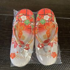 Japanese Girl’s Zori Traditional Sandal Full Length of the zori 7”/18 cm. for sale  Shipping to South Africa