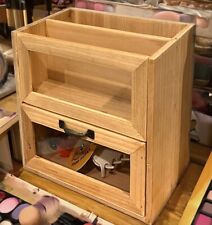 Caja organizadora de maquillaje de madera, usado segunda mano  Embacar hacia Argentina