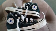 black converse kids trainers for sale  MAIDENHEAD