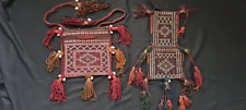 2 Superb Antique Sistan Belouch Kelim Dowry Bags. A Chanteh and a Namak Donneh. for sale  Shipping to South Africa
