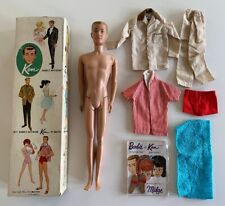 Ken Doll 1960s Blonde Box & Clothes 0750 Barbie’s Boyfriend Mattel for sale  Shipping to South Africa