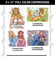 Full color commission for sale  Keller