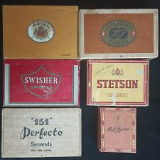 Vintage cigar boxes for sale  Clear Lake