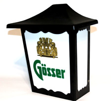 Lámpara publicitaria cerveza años 90 linterna caja brillante signo Gosser gösser segunda mano  Embacar hacia Mexico