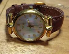 Vintage Fossil Woman's Watch Classic Gold Tone Rare Faceted Glass PC 9269  for sale  Shipping to South Africa