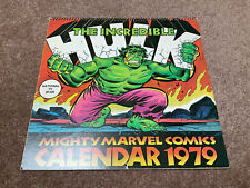 1979 Calendário O Incrível Hulk Poderoso Quadrinhos Marvel Stan Lee Vintage Bom! comprar usado  Enviando para Brazil