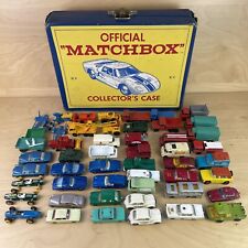 De colección Años 60 Lote De 33 Matchbox Lesney Cars Remolques Autobuses Camiones y Estuche! segunda mano  Embacar hacia Argentina