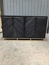 Black cabinet gold for sale  HYDE