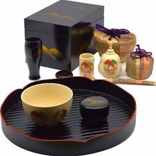 Utensílios de chá, conjunto de caixa de 11 peças, pintura lacada, Toyama-E, Hanatenmae, completo comprar usado  Enviando para Brazil
