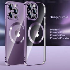 For iPhone 14 Pro Max 14 Pro 13 12 Electroplate Magnetic For Magsafe Case Cover til salgs  Frakt til Norway