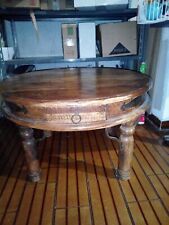 tavolo rotondo legno usato  Vobbia