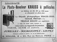 Publicité 1924 krauss d'occasion  Compiègne